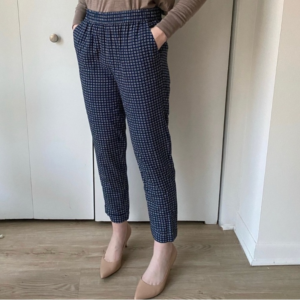 Madewell Lightweight Track Ankle Cuffed Pants Trousers Size Medium Ascot